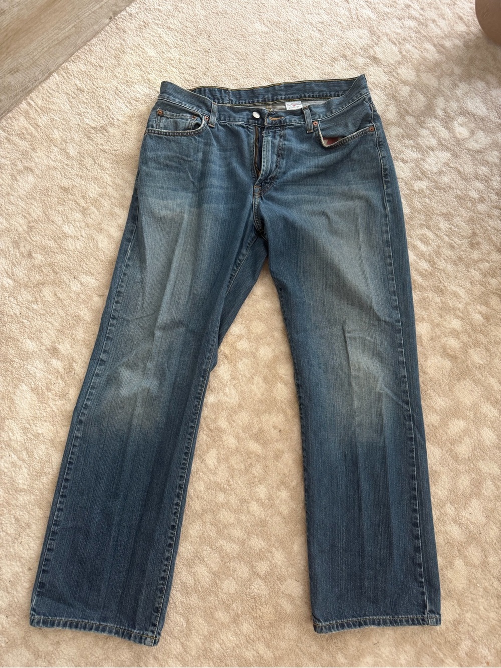 Lucky Brand Men's Straight-Leg Jeans in Faded Blue Wash